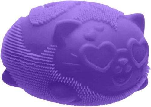 NeeDoh Cool Cats squishy fidget toy in teal — Image 2 of 20