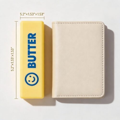 NeeDoh Butter Squishy realistic slow-rise butter stick toy in hand — Image 8 of 12