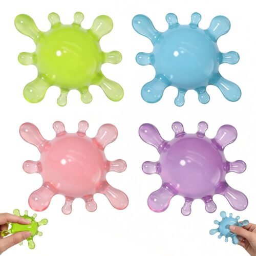NeeDoh SplootSplat: The Splat That Sploots (10/11) Purple NeeDoh SplootSplat squishy pullable blob fidget toy — Image 10 of 11
