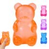 NeeDoh Gummy Bear Taba Squishy – Jelly Bear (3/20) NeeDoh Gummy Bear Taba Squishy jelly blue bear squeeze toy — Image 3 of 20