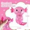 Pink and blue glitter axolotl squishy toy 2-pack — Image 2 of 10