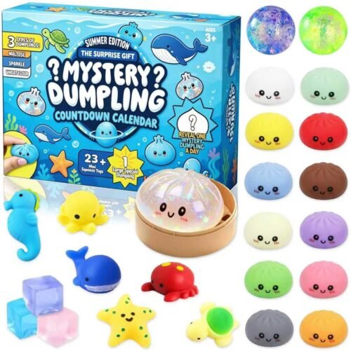 NeeDoh UAE Mystery Dumpling Squishy Advent Calendar with 24 blind box squishies — Image 2 of 15
