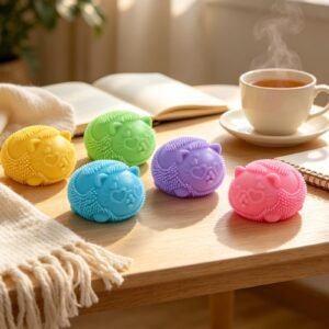 NeeDoh Cool Cats squishy fidget toy in teal — Image 16 of 20