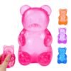 NeeDoh Gummy Bear Taba Squishy – Jelly Bear (4/20) NeeDoh Gummy Bear Taba Squishy jelly blue bear squeeze toy — Image 4 of 20