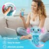 Pink and blue glitter axolotl squishy toy 2-pack — Image 4 of 10