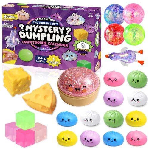 NeeDoh UAE Mystery Dumpling Squishy Advent Calendar with 24 blind box squishies — Image 1 of 15