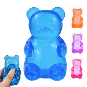 NeeDoh Gummy Bear Taba Squishy jelly blue bear squeeze toy — Image 1 of 20