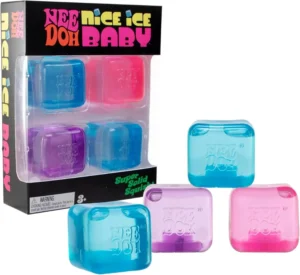 NeeDoh Nice Ice Baby Mini Chilled Squishy Cube in Blue, Pink, or Purple — Image 1 of 1