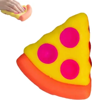 NeeDoh Pizza Squeezza – peelable restickable pizza fidget toy — Image 1 of 9