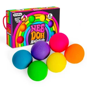 NeeDoh Rainbow 6-Pack Mini Stress Balls in All Colours — Image 1 of 17