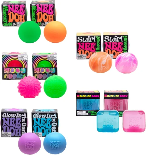 NeeDoh Teenie 10-Pack – 5 Styles Including Nice Ice Baby (Original) | NeeDoh UAE (1/14) NeeDoh Teenie 10-Pack – 5 Styles Including Nice Ice Baby – Original — Image 1 of 14