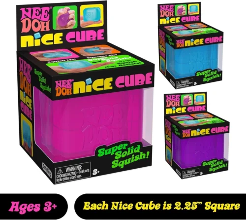 NeeDoh Nice Cube – Super Solid Squish Sensory Squeeze Fidget — Image 3 of 11