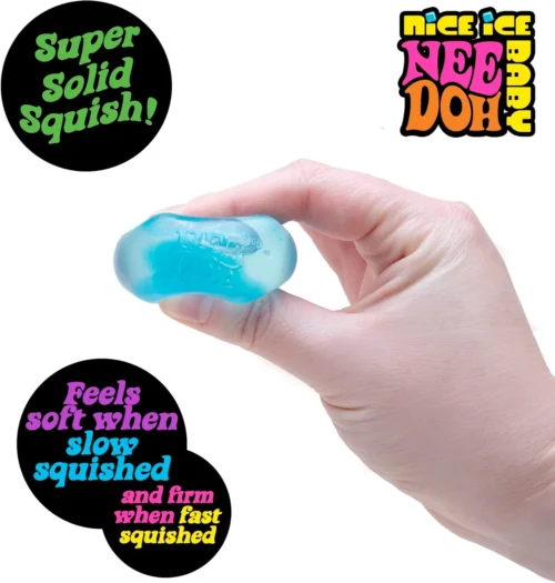 NeeDoh Teenie 10-Pack – 5 Styles Including Nice Ice Baby (Original) | NeeDoh UAE (4/14) NeeDoh Teenie 10-Pack – 5 Styles Including Nice Ice Baby – Original — Image 4 of 14