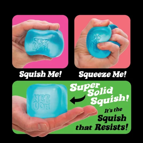 NeeDoh Nice Cube – Super Solid Squish Sensory Squeeze Fidget — Image 6 of 11