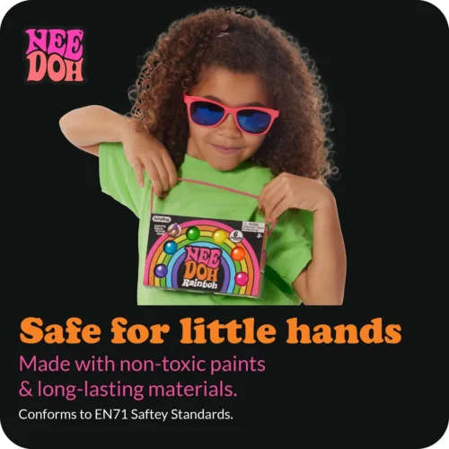 NeeDoh Rainbow 6-Pack Mini Stress Balls – All Colours | NeeDoh UAE (5/17) NeeDoh Rainbow 6-Pack Mini Stress Balls in All Colours — Image 5 of 17